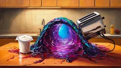 Jak toustovač otevřel portál do paralelního světa „Mléčná galaxie“, kde žijí jogurty. Co na kuchyni provedly?